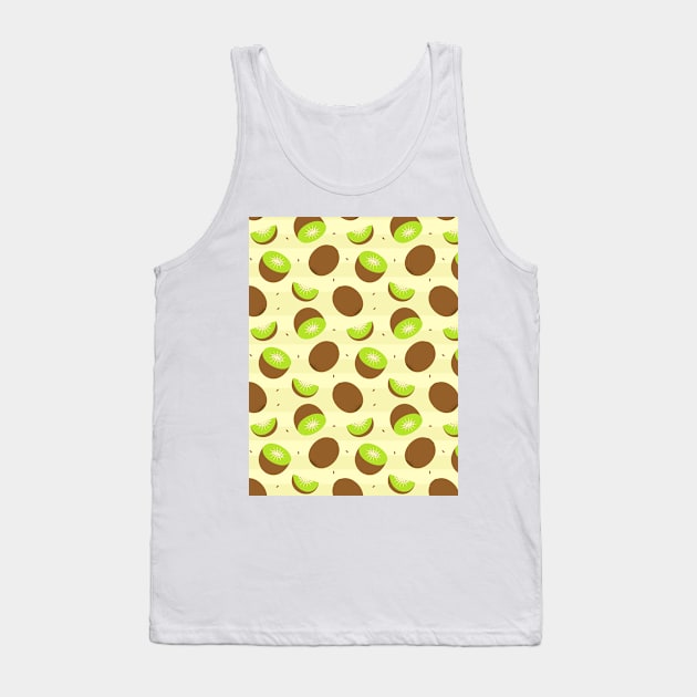 Kiwi Pattern Tank Top by VEKTORKITA